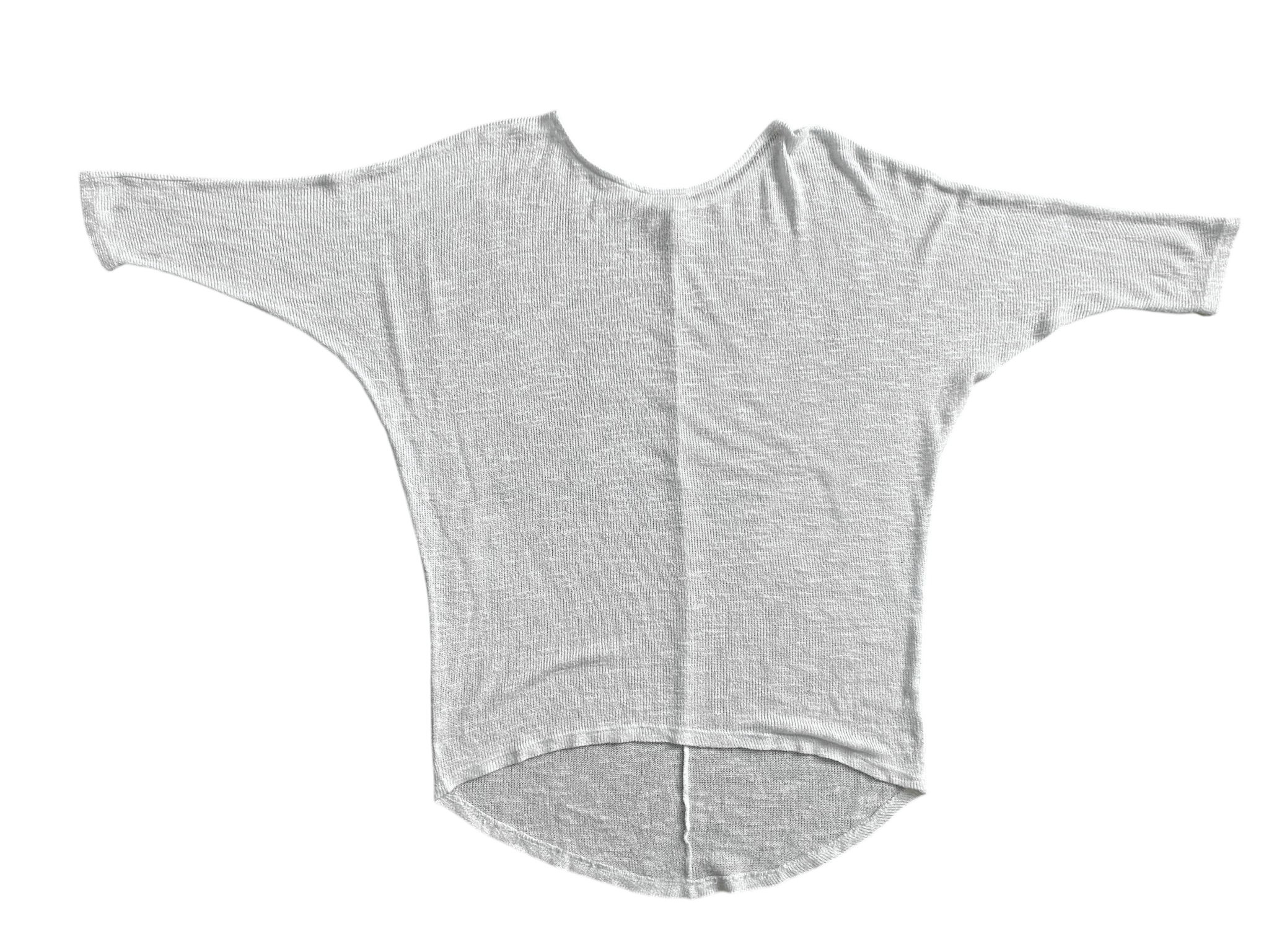 Cross knit quarter sleeve