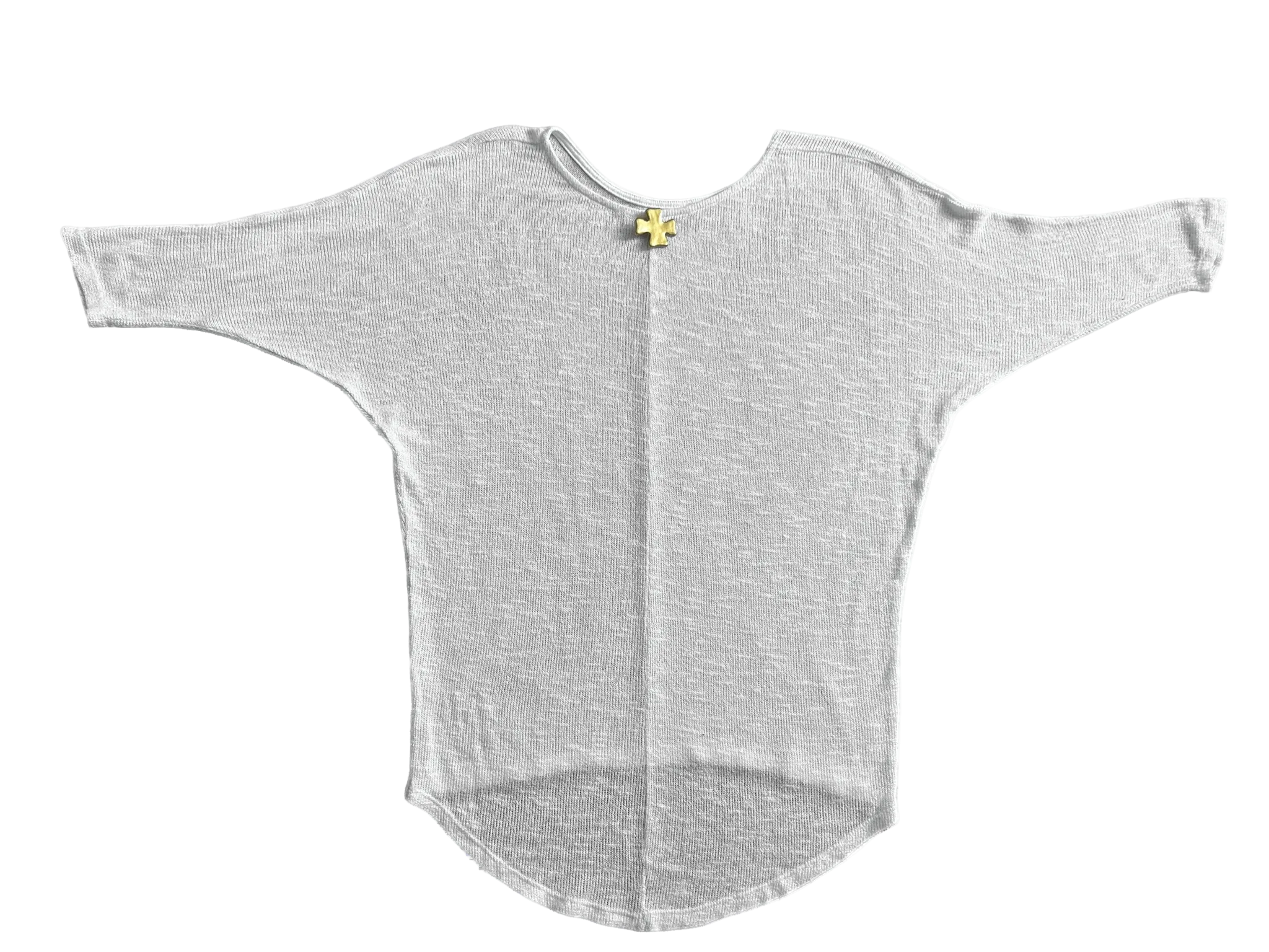 Cross knit quarter sleeve